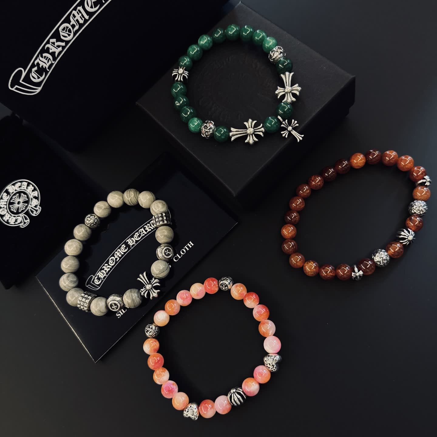 Chrome Hearts Beaded Bracelets Set